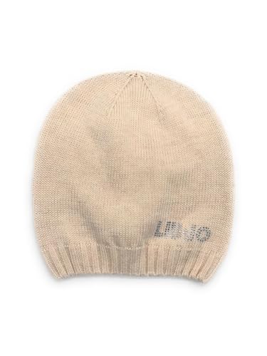 LIU JO Logo Strass Cap, 33801 True Champagner, Taglia unica, Haube von Liu Jo