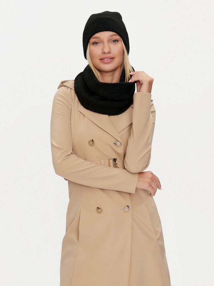 Liu Jo Beanie - einfarbiges Basic Schal und Mützen Set - Basic Mütze - Basic Schal von Liu Jo