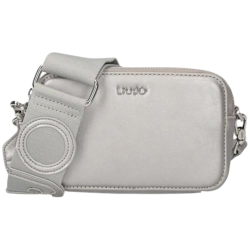 Liu Jo Damen Camera Bag/Schultertasche/Umhängetasche RHIDI S Silber Synthetik, Größe:-, Farbauswahl:Silber/Platin von Liu Jo