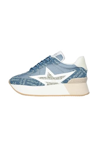 Liu Jo Damen Low Sneaker Dreamy 03 Textil Synthetik Mix, 11-Deutsch:39, Color:blau von Liu Jo