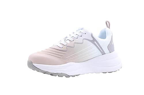 Liu Jo Damen Schuhe Sneakers Milano 1212 02 TX134 White Phard Rosa von Liu Jo