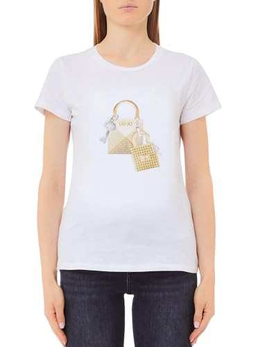 Liu Jo Damen-T-Shirt, Bco Liujo Padlocks, X-Small von Liu Jo