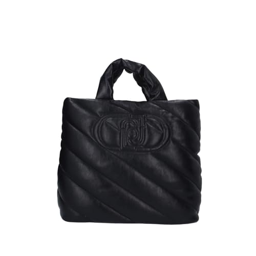 Liu Jo Damen Tote Bag/Handtasche FELCE Schwarz Kunstleder recycelt, Größe:-, Farbauswahl:schwarz von Liu Jo