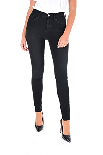 Liu Jo Damen UXX037D4199 Skinny Jeans, Schwarz (Den.Black Lofty Wash 87174), W25/L30 von Liu Jo