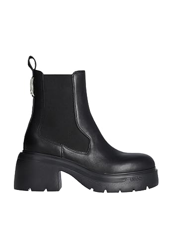 Liu Jo Damenschuhe, Modell Amphibienstiefel CARRIE 19 - ANKLE SF3057PX241, Hergestellt aus Kunstleder. Schwarz, Schwarz , 38 EU von Liu Jo