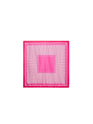 Liu Jo ECS Schal Logo Netz, Rosa, 90X90 von Liu Jo