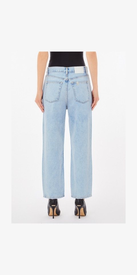 Liu Jo Gerade Jeans – Gerade geschnittene Cropped-Jeans mit Strass von Liu Jo