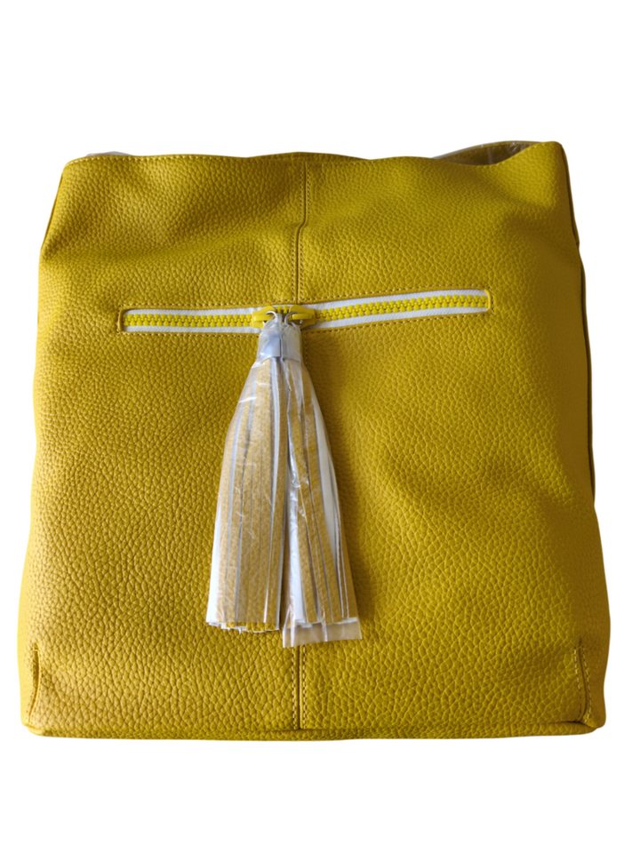 Liu Jo Handtasche Damen Hobo Schultertache Kunstleder Stoff Gelb N16069E0086-40756 von Liu Jo