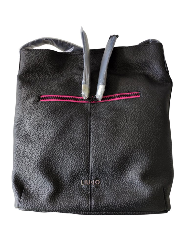 Liu Jo Handtasche Damen Hobo Schultertasche Kunstleder Stoff Schwarz N16069E0086-22222 von Liu Jo
