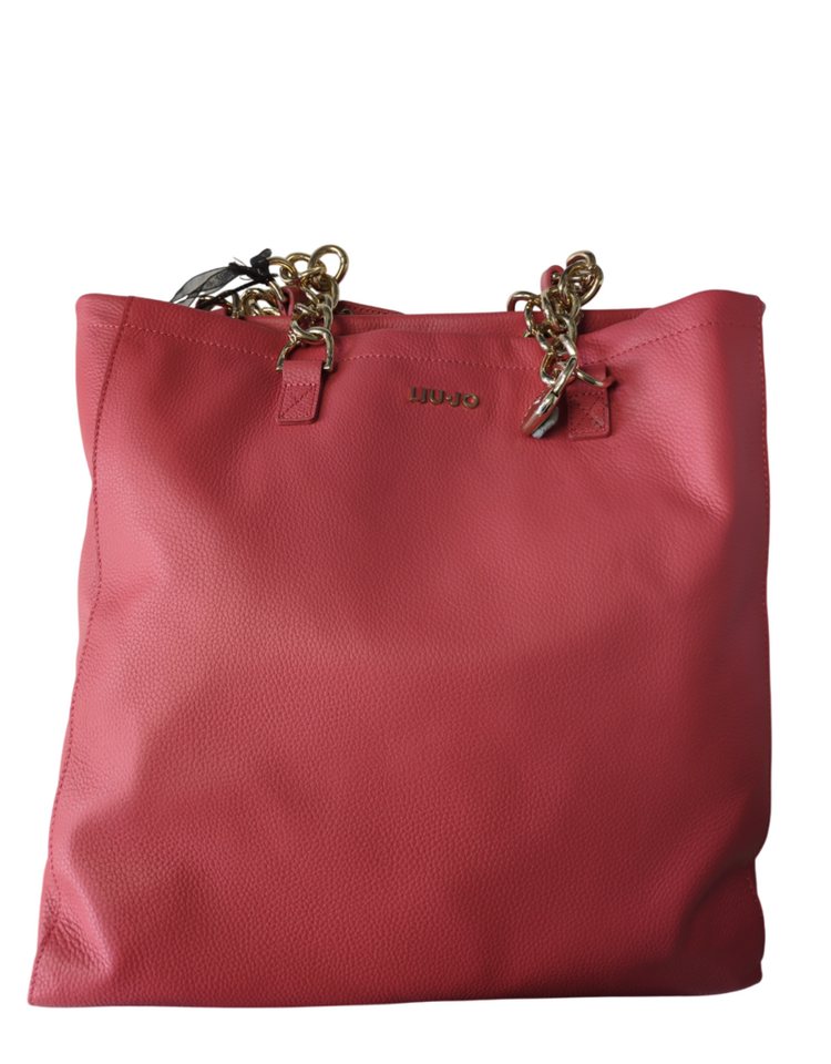 Liu Jo Handtasche Damen Leder Stoff Spiced coral Beige Magnet A14293P0129-71644 von Liu Jo