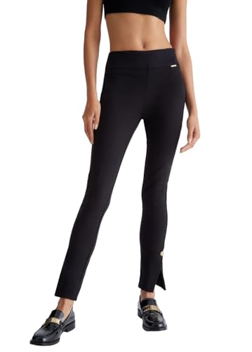 Liu Jo Hose für Damen, Modell Pant.Split H.W. aus Stoff, Farbe Schwarz, Schwarz , 34 von Liu Jo