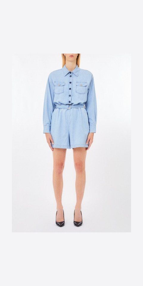 Liu Jo Jumpsuit – Damen Jumpsuit aus Baumwoll-Denim – Overall von Liu Jo