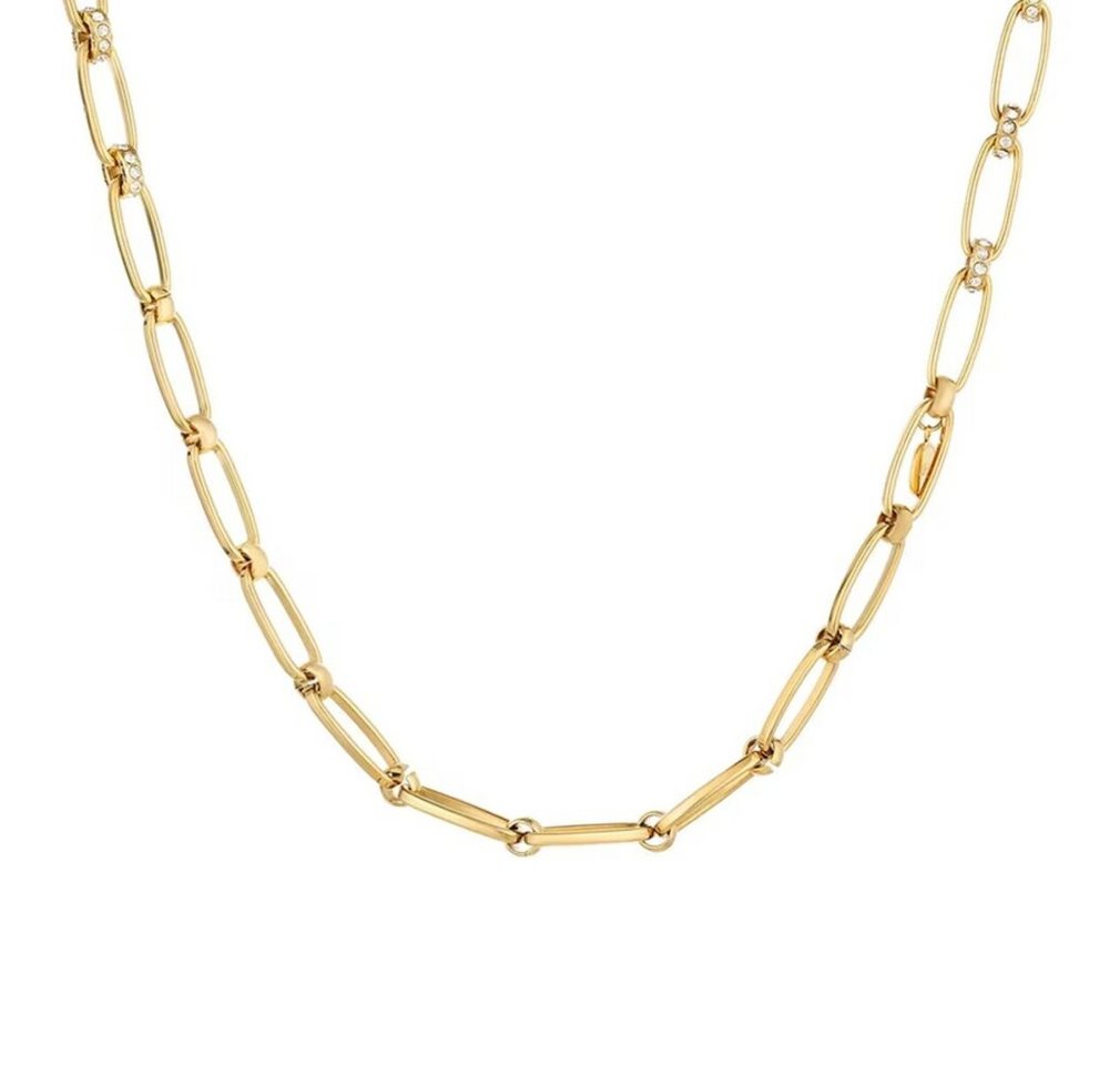 Liu Jo Kette mit Einhänger Timeless gilded necklace with crystals LJ1592 Liu Jo Kette mit Einhänger Timeless gilded necklace with crystals LJ1592 von Liu Jo