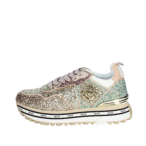 Liu Jo Low Sneaker Maxi Wonder, 11-Deutsch:36, Color:Gold von Liu Jo