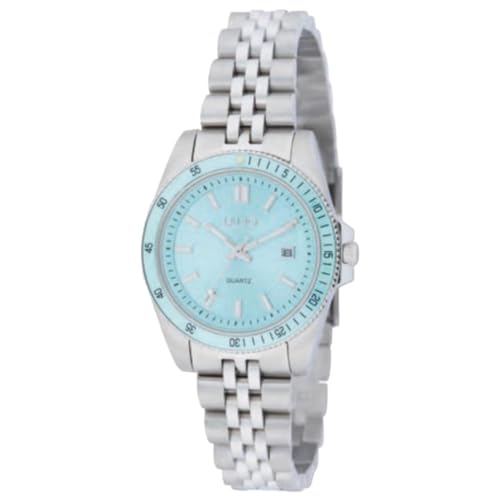 LIU JO Company Lady Uhr für Damen in der Farbe Silber mit Armband aus Edelstahl, Wasserdichtigkeit: 3 bar, Gehäusedurchmesser: 33 mm, TLJ2319 von LIU JO
