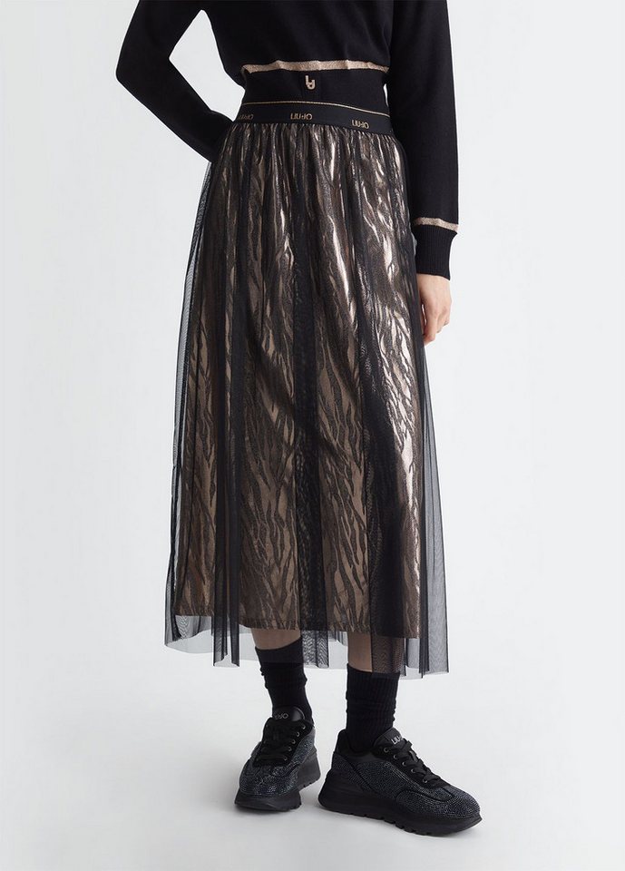 Liu Jo Plisseerock - Rock - Animalier-Jerseyrock - Plisseerock - GONNA JERSEY LUNGA von Liu Jo