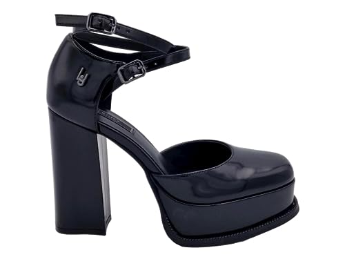 Liu Jo Pumps c/Doppelte Schnalle Naira 05, Schwarz 22222, 38 EU von Liu Jo