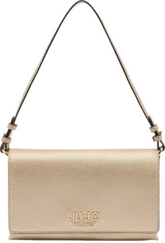 Liu Jo Schultertasche Umhängetasche Caliwen ECS Crossbody Bag East/West Light Gold goldfarben von Liu Jo