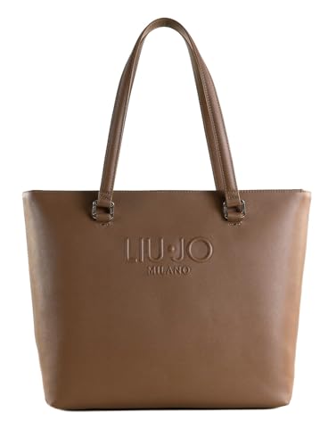 Liu Jo Shopper Schultertasche Halona ESC Tote Bag Suede braun von Liu Jo