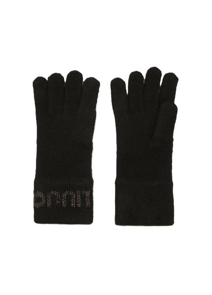 Liu Jo Strickhandschuhe - Handschuhe mit Logo Schriftzug - Winterhandschuhe - ONE SIZE von Liu Jo
