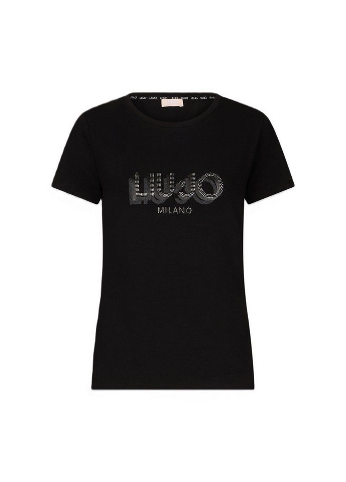 Liu Jo T-Shirt – Kurzarmshirt mit Logo & Strass von Liu Jo