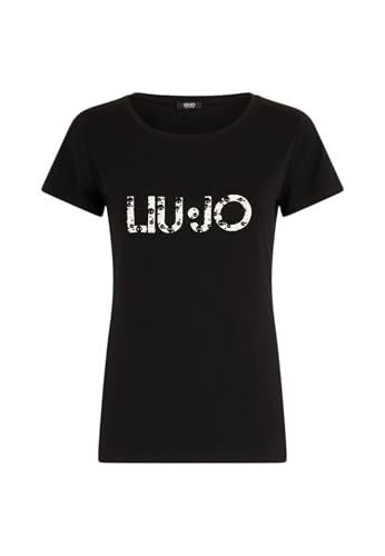 T-shirt donna Liu Jo nero/pearl ES25LJ25 VA5156 JS360 XL von Liu Jo