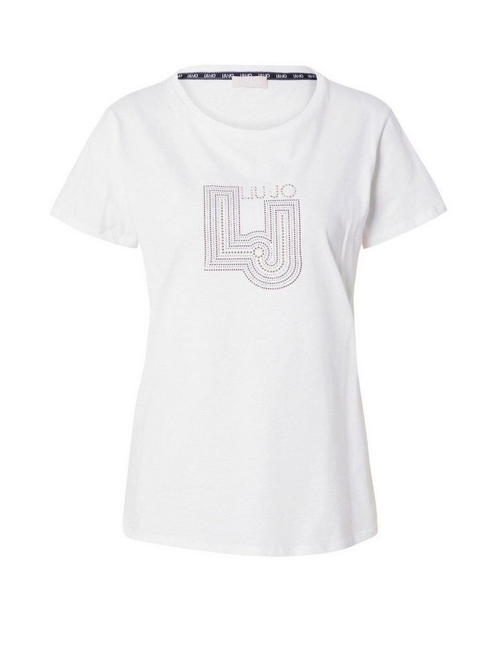 Liu Jo T-Shirt - Shirt - Kurzarmshirt - T-Shirt mit Logo und Strass von Liu Jo