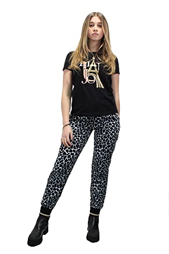 Liu Jo TA3112J6182 Damenhose Schwarz/Weiß, Skyway/Giraffe von Liu Jo