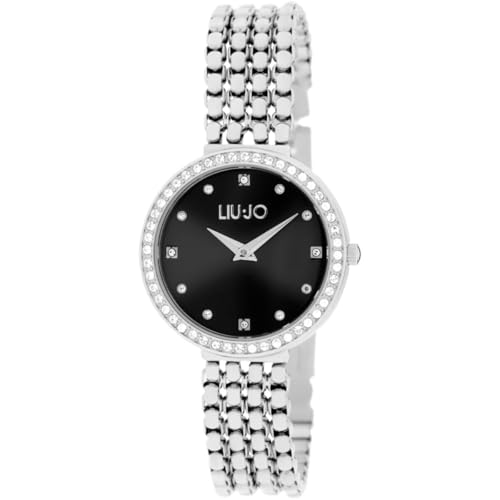 LIU JO Damen Analog Quarz Uhr mit Edelstahl Armband TLJ2197 von Liu Jo