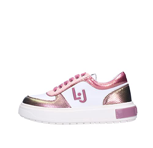 Liu.jo ARIEL Sneaker Weiß und Rosa für Mädchen 243-S1726, Weiß, 38 EU von Liu Jo