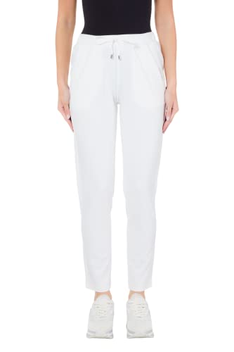 Pantalone jogging Liu Jo in jersey bianco avorio ES23LJ15 TA3152 S von Liu Jo