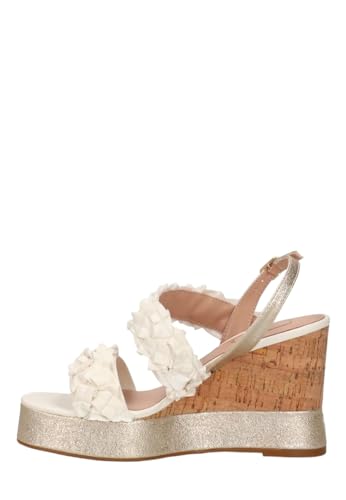 Sandalen mit Keilabsatz Karen 02 Liu Jo, White 01111, 40 EU von Liu Jo