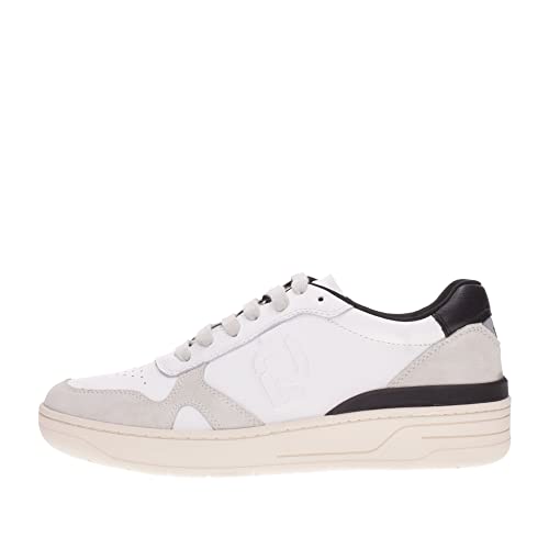 Scarpa uomo Liu-Jo sneakers Walker 01 in pelle/ suede bianco/ nero U24LJ02 7B3001 42 von Liu Jo