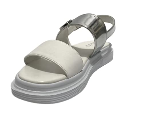 Scarpe Liu-Jo sandalo Marty 522 white/ silver ZS23LJ09 4A3725 39 von Liu Jo