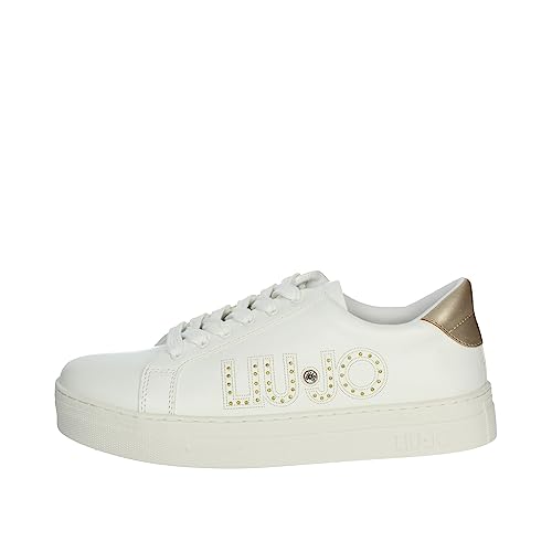 Scarpe Liu-Jo sneaker Alicia 506 ecopelle white/ gold ZS23LJ05 4A3703 39 von Liu Jo