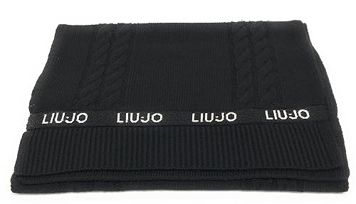 Sciarpa Liu Jo in maglia colore nero C24LJ10 TF3232 NERO von Liu Jo