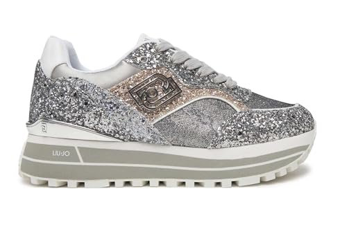 Sneaker Donna LIU-Jo Maxi Wonder 73 Silver DS25LJ14 BA5015 TX007 39 von Liu Jo Jeans