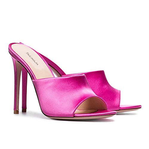 LiuGUyA High Heels 13CM Sandalen Hausschuhe Mode Stiletto Männer Und Frauen,Pink-34 von LiuGUyA