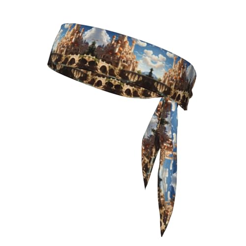 Anime Castle Sky Stilvolle und bequeme Sport-Bandanas mit Kopfband, Unisex, Workout-Haarband für sportliche Aktivitäten Anime Castle Sky Stilvolle und bequeme Sport-Bandanas mit Kopfband, Unisex, Workout-Haarband für sportliche Aktivitäten von LiuMng