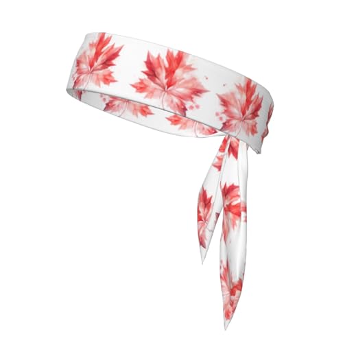 Bandanas mit rotem Ahornblatt, stilvoll und bequem, Sport-Kopfband, Unisex, Workout-Haarband für sportliche Aktivitäten Bandanas mit rotem Ahornblatt, stilvoll und bequem, Sport-Kopfband, Unisex, Workout-Haarband für sportliche Aktivitäten von LiuMng