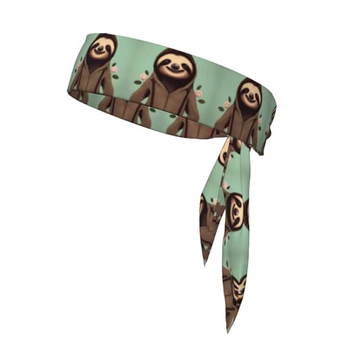 Cartoon-Faultier-Bandanas, stilvoll und bequem, Sport-Kopfband, Unisex, Workout-Haarband für sportliche Aktivitäten Cartoon-Faultier-Bandanas, stilvoll und bequem, Sport-Kopfband, Unisex, Workout-Haarband für sportliche Aktivitäten von LiuMng