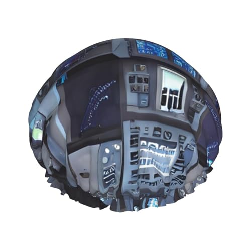 Doppellagige wasserdichte Duschhaube – Kabine der Zukunft, elastische, wiederverwendbare Duschhaube, Haarschutz, Hut für Damen und Herren Doppellagige wasserdichte Duschhaube – Kabine der Zukunft, elastische, wiederverwendbare Duschhaube, Haarschutz, Hut für Damen und Herren von LiuMng