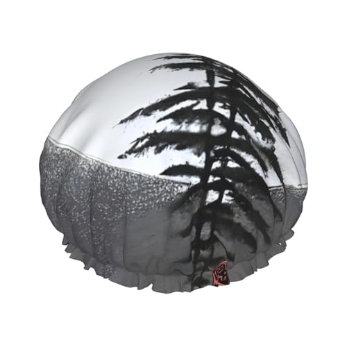 Doppellagige wasserdichte Duschhaube – Mondkiefer elastisch wiederverwendbar Duschhaube Haarschutz Hut für Damen und Herren Doppellagige wasserdichte Duschhaube – Mondkiefer elastisch wiederverwendbar Duschhaube Haarschutz Hut für Damen und Herren von LiuMng