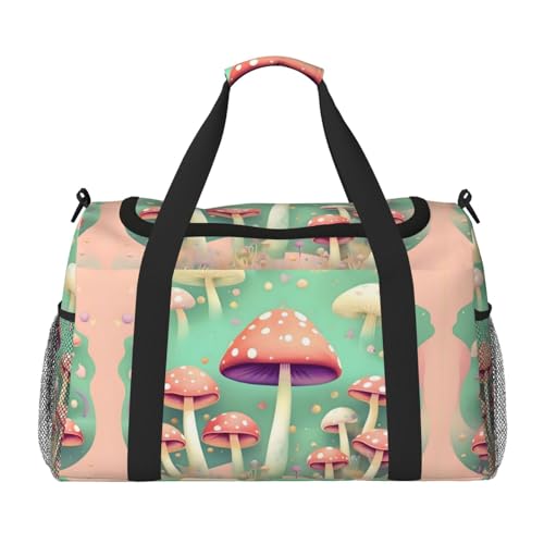 Dream Große Handreisetasche mit Pilzdruck, wasserdichte Tragetasche für Damen, Seesack, Sport, Fitnessstudio für Herren Dream Große Handreisetasche mit Pilzdruck, wasserdichte Tragetasche für Damen, Seesack, Sport, Fitnessstudio für Herren von LiuMng