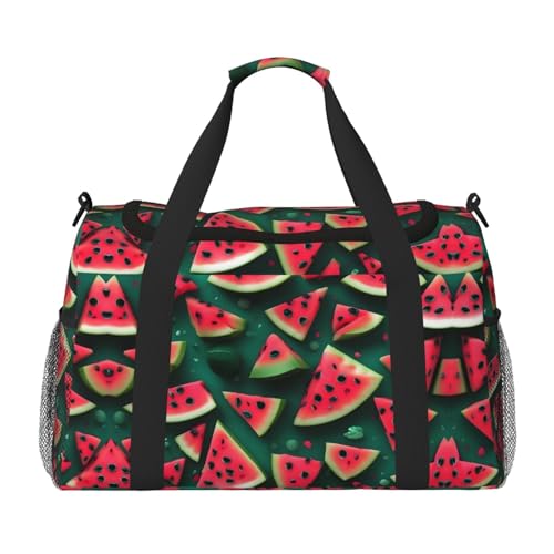 Dream Große Handreisetasche mit Wassermelonen-Druck, wasserdichte Tragetasche für Damen, Seesack, Sport, Fitnessstudio für Herren Dream Große Handreisetasche mit Wassermelonen-Druck, wasserdichte Tragetasche für Damen, Seesack, Sport, Fitnessstudio für Herren von LiuMng