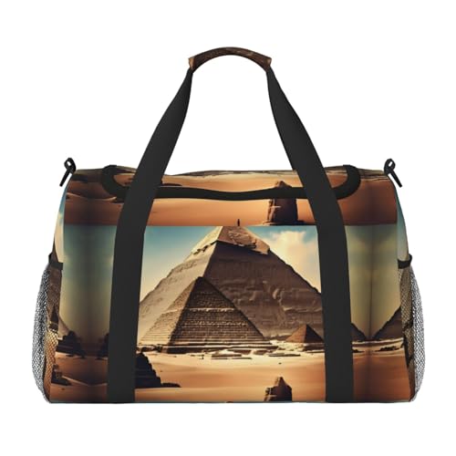 Dreaming of the Pyramids of Khufu Print Large Hand Travel Bag Waterproof Tote Handbag for Women Duffel Bag Sport Gym for Men Dreaming of the Pyramids of Khufu Print Large Hand Travel Bag Waterproof Tote Handbag for Women Duffel Bag Sport Gym for Men von LiuMng