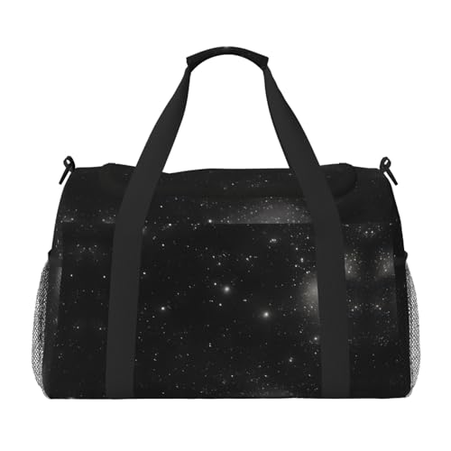 Große Handreisetasche, wasserdicht, für Damen, Sporttasche, Fitnessstudio, Schwarz und Weiß von LiuMng