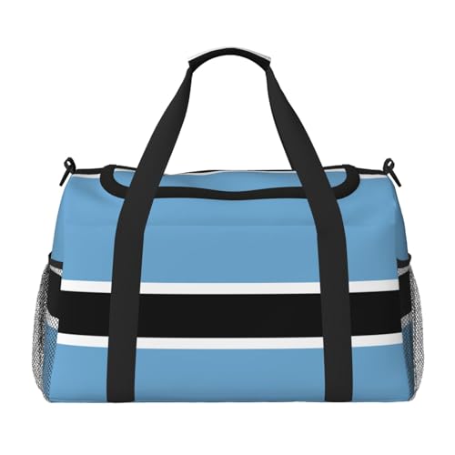 Große Handreisetasche mit Botswana-Motiv, wasserdichte Tragetasche für Damen, Seesack, Sport, Fitnessstudio für Herren Große Handreisetasche mit Botswana-Motiv, wasserdichte Tragetasche für Damen, Seesack, Sport, Fitnessstudio für Herren von LiuMng