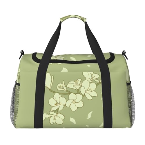 Große Handreisetasche mit Cartoon-Begonien-Druck, wasserdichte Tragetasche für Damen, Seesack, Sport, Fitnessstudio für Herren Große Handreisetasche mit Cartoon-Begonien-Druck, wasserdichte Tragetasche für Damen, Seesack, Sport, Fitnessstudio für Herren von LiuMng