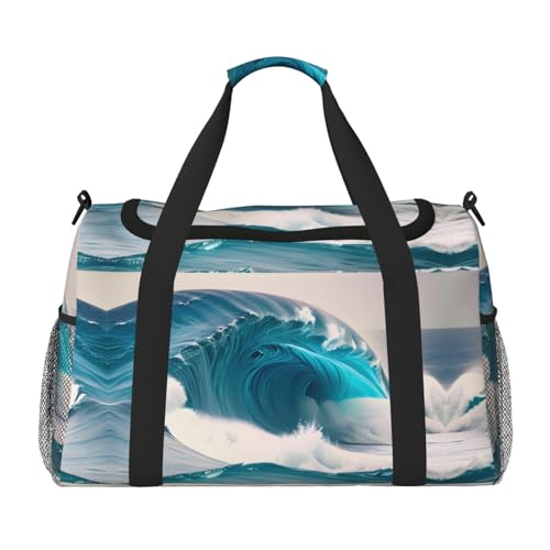 Große Handreisetasche mit Cartoon-Motiv, wasserdicht, für Damen, Seesack, Sport, Fitnessstudio für Herren von LiuMng